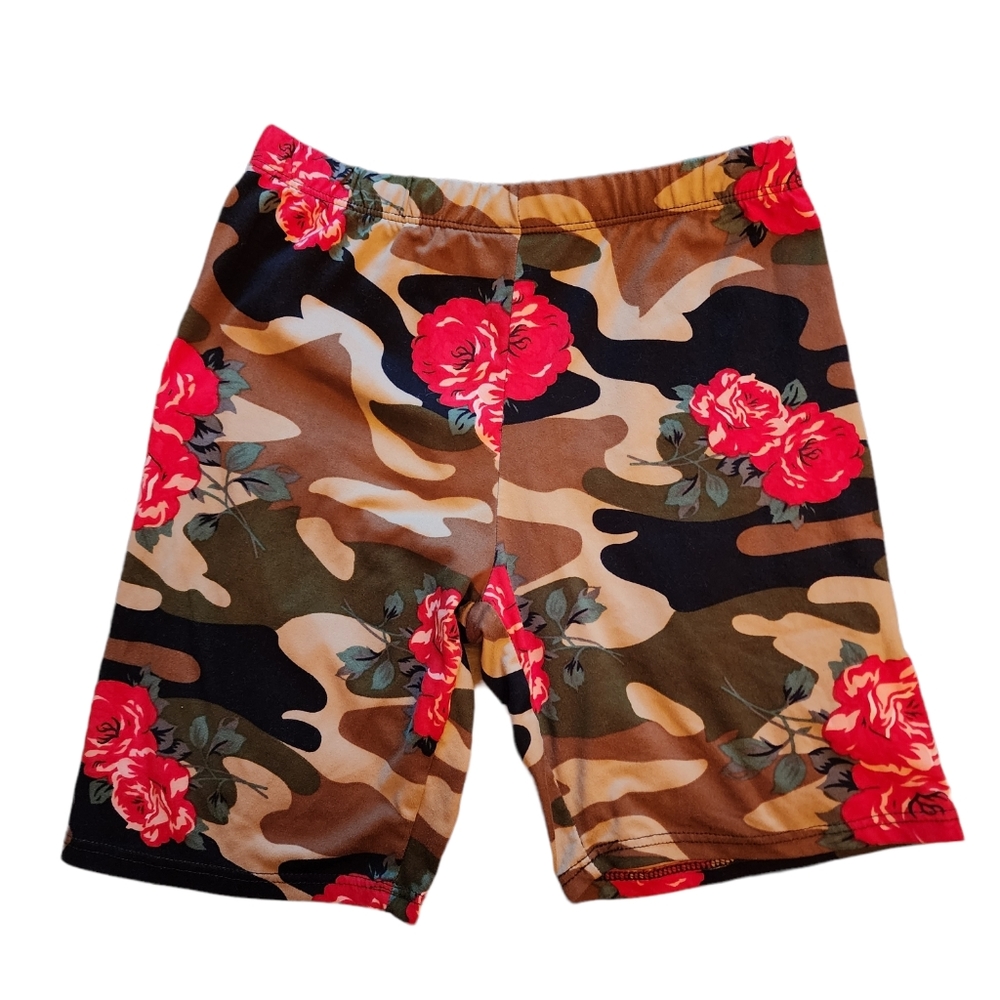 Rose Biker Shorts